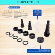 Black Aquarium Garden UV Light Pond Filter